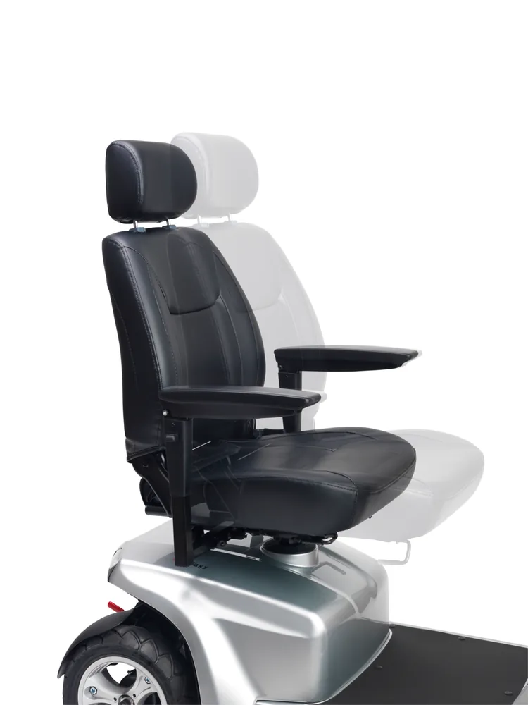 Asiento regulable en profundidad del scooter I-Galaxy de Wellell