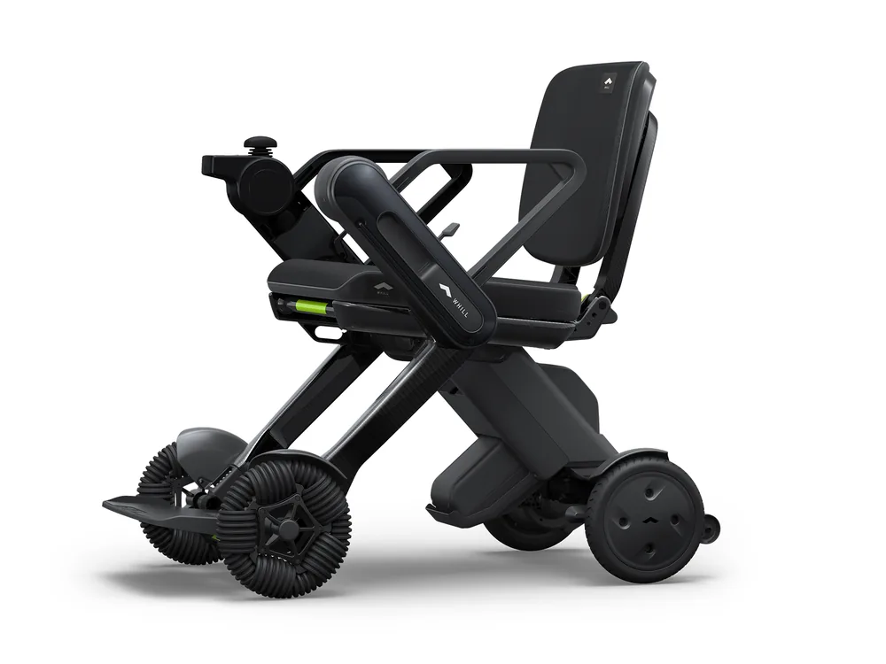Silla de ruedas eléctrica WHILL Model C Lite con carcasa negra
